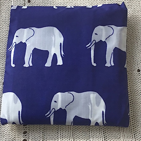BAGGU Elephant Reusable Eco Shopping Bag Tote Purse Standard Size NWT - Picture 6 of 10